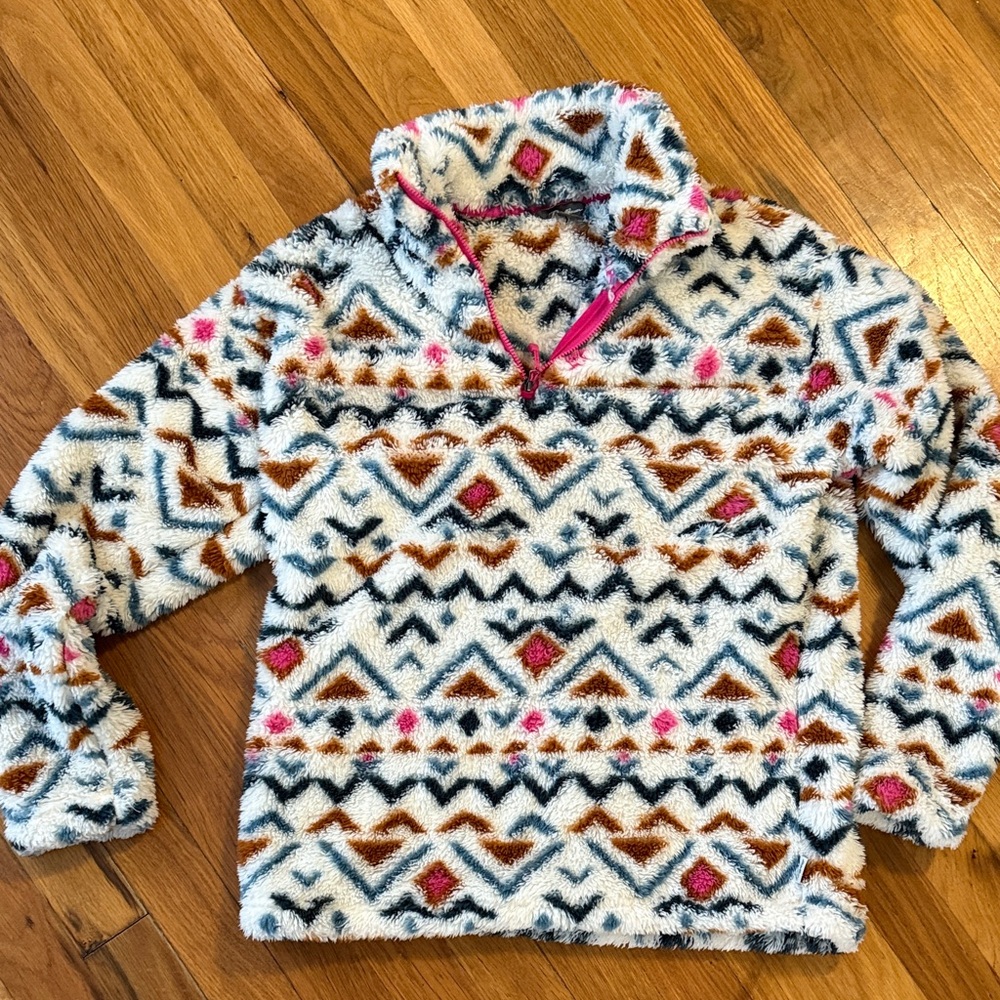 Eddie Bauer Women's Multicolor Geometric Fleece